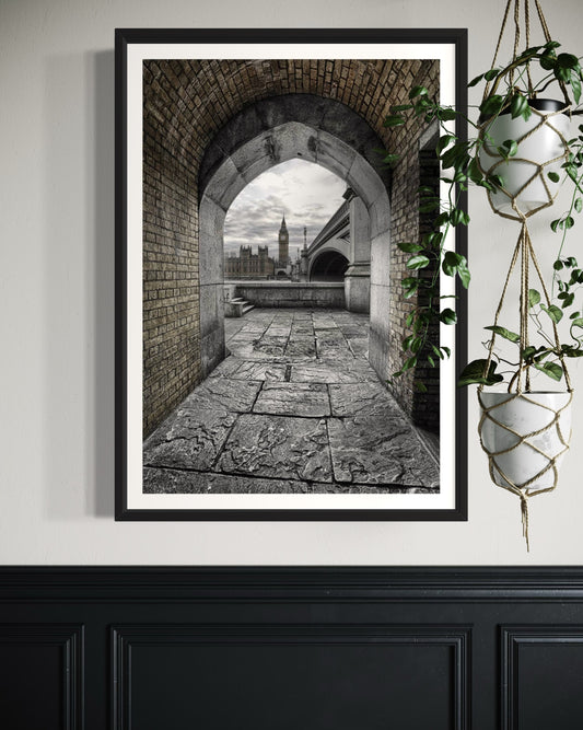 Big Ben framed by Arch