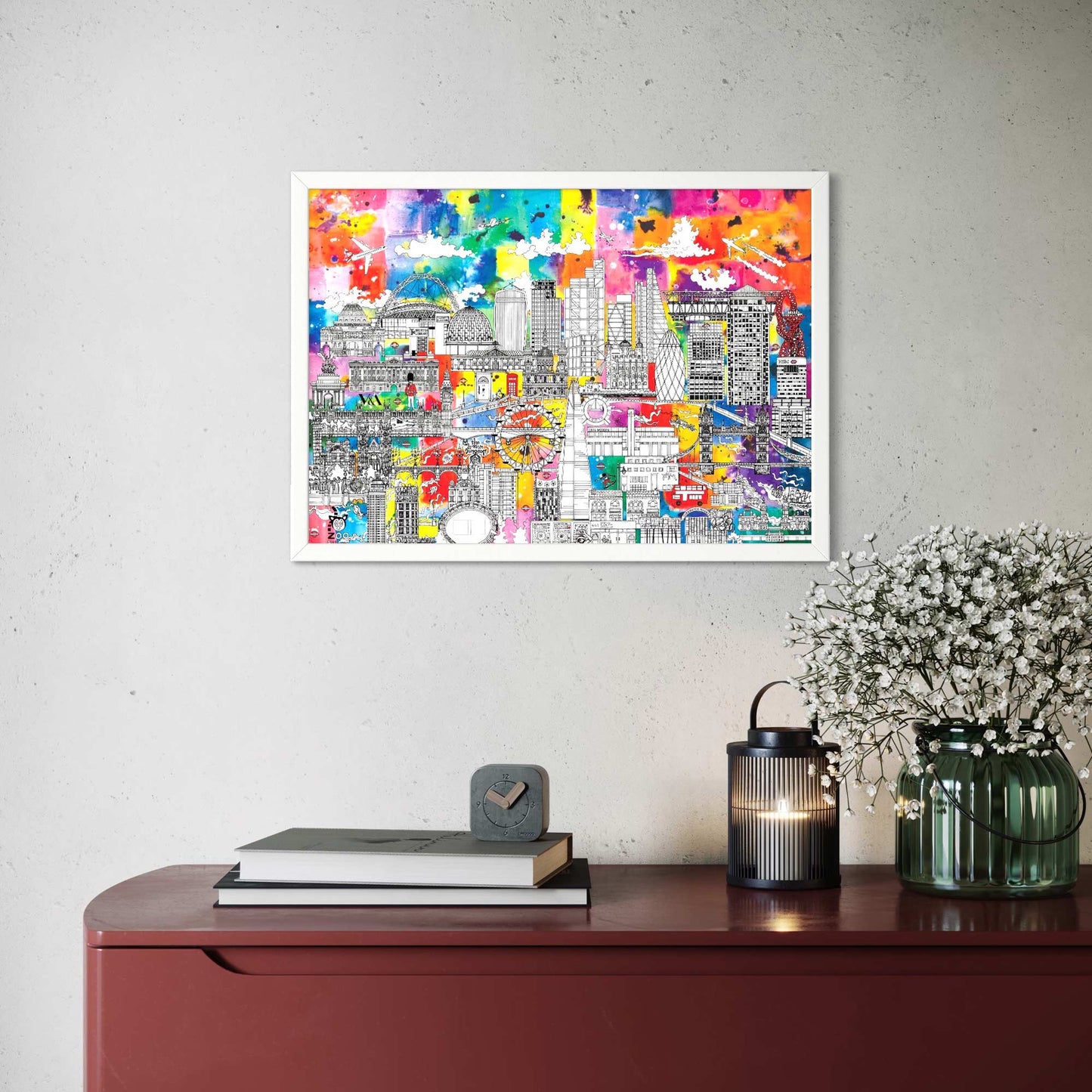 London Skyline Colour