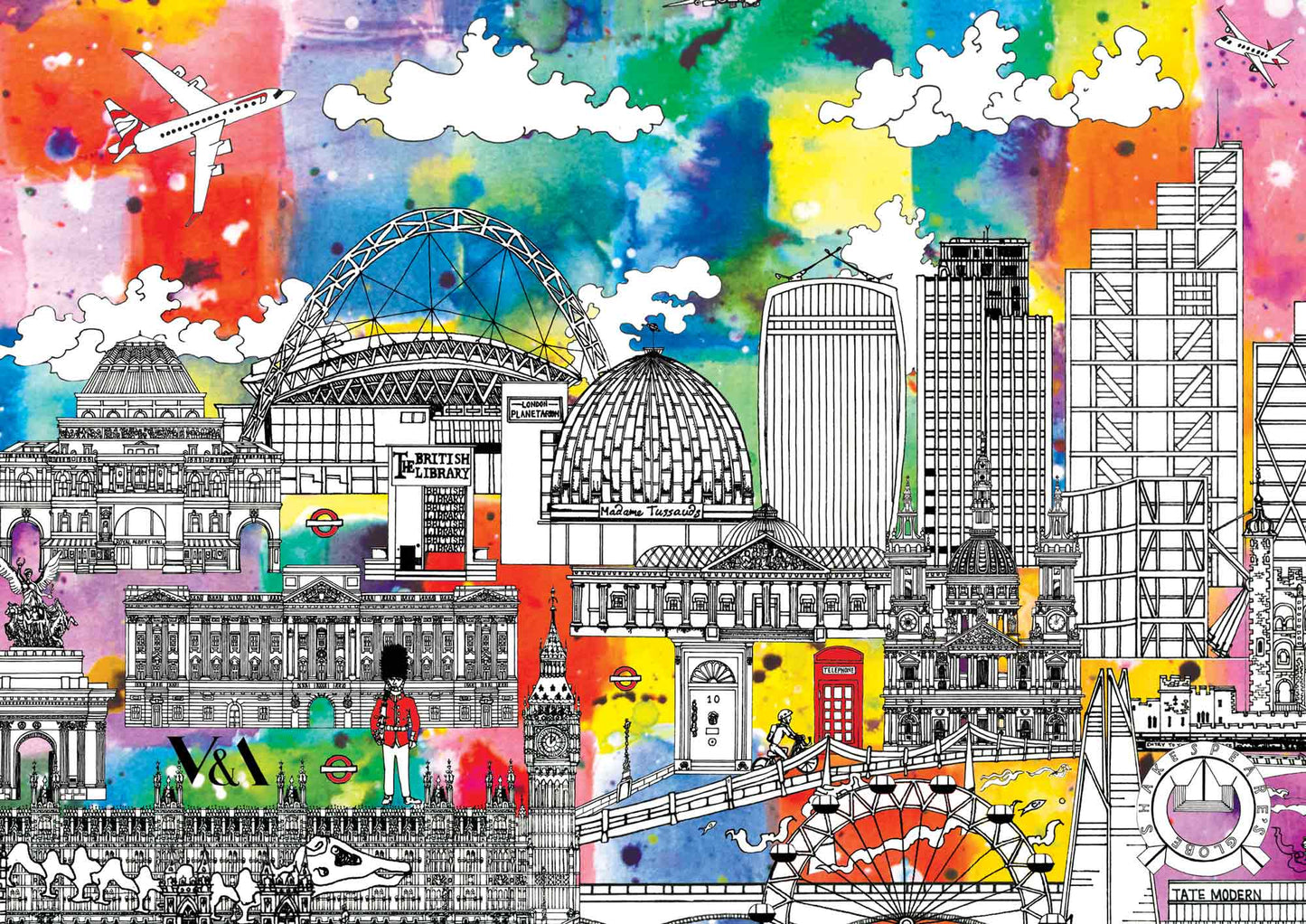 London Skyline Colour